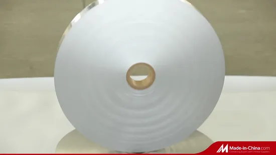 Double Sided Pet Al Pet Laminated Aluminum Mylar Foil for Wire Cable 