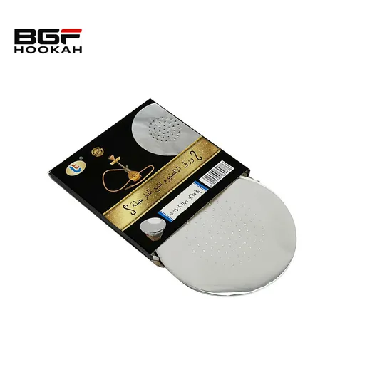 2um*14cm*50PCS Round Punched with Holes Hookah Aluminum Foil for Shisha Bowl 