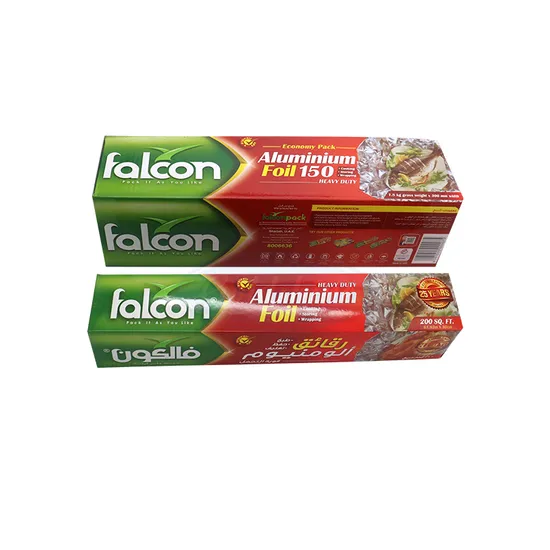 Falcon Soft Temper Food Packaging Aluminum Foil Roll for Kitchen Household 8011 